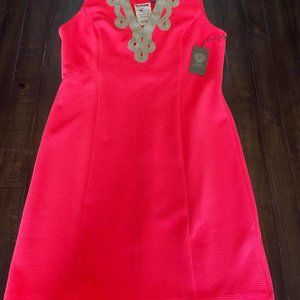 Neon Pink Cocktail Dress.
